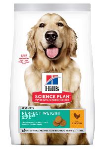 Hill's Science Plan Adult Perfect Weight croquettes pour grand chien au poulet 12kg