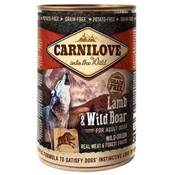 CARNILOVE (CANS) Wild Meat Lamb & Wild Boar 400g (sans Crales)