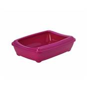 Bac  litire ouvert Arist-o-tray+rebord 50cm large HOT PINK - ROSE