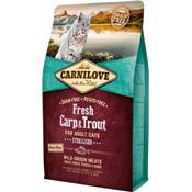 CARNILOVE FRESH - CAT  ADULT - CARP & TROUT - STERILISED - 6KG