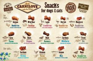 CARNILOVE - SNACK CAT -SEMI MOIST CHICKEN ENRICHED WITH THYME - 50G