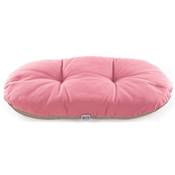COUSSIN OVALE OUATINE 45CM ROSE