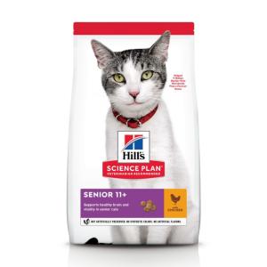 Hill's Science Plan croquettes pour Chat Senior 11+ au Poulet 1,5kg