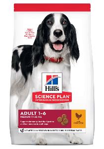 Hill's Science Plan croquettes pour Chien Adulte Medium au Poulet 12kg