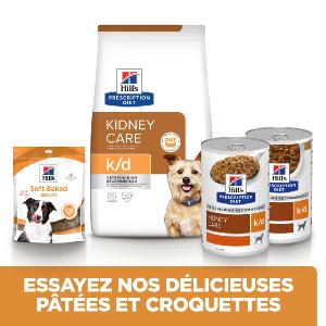 Hill's PRESCRIPTION DIET k/d Kidney boîte pour Chien Poulet 370 g