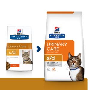 Hill's PRESCRIPTION DIET s/d Urinary Croquettes pour Chat au Poulet 1,5 kg 