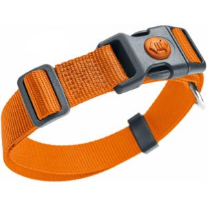 Collier London L/34 - 56 cm | Large 2,0 cm orange