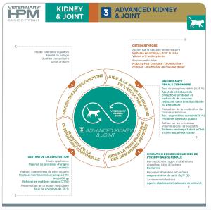 VIRBAC HPM CAT ADVANCED KIDNEY JOINT 1,5kg KJ3