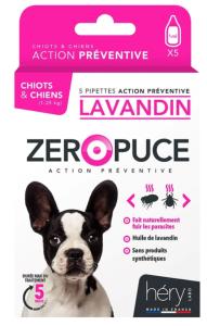 ZERO PUCE CHIEN LAVANDE 5 PIPETTES