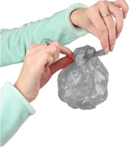 PELLE RAMASSE EXCREMENTS NOIR/GRIS 36cm