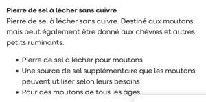 BLOC DE SEL A LECHER 10kg