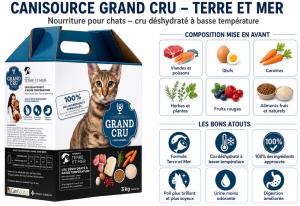 GRAND CRU -CAT FOOD - SURF & TURF -PORK & FISH -1KG