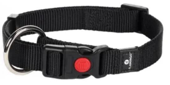 Chien Collier Ziggi Noir L 45-65cm + sécurité-lock