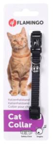 COLLIER CHAT ZIGGY NOIR 20-35cm 10mm