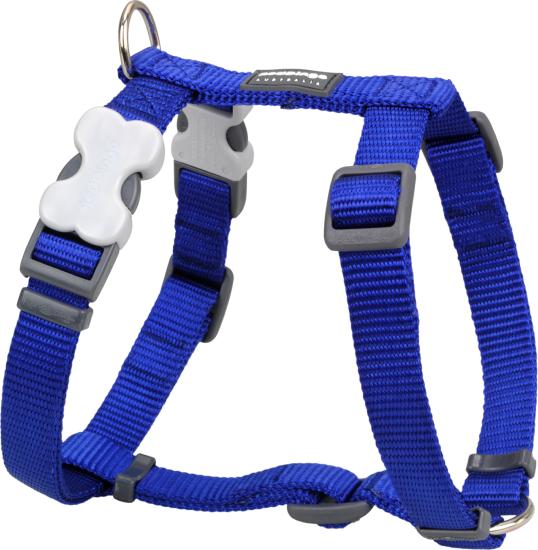 RED DINGO Dog harnais unis Classic Dark Blue M 20mm, cou 36-59cm, corps 45-66cm