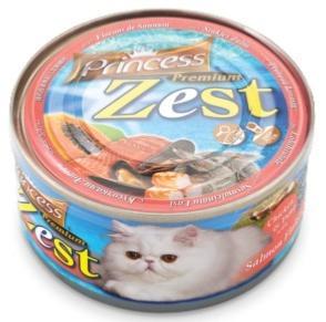 PRINCESS Premium ZEST Chicken & Tuna w Salmon Flakes 170g - FUSHIA