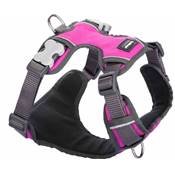 RED DINGO Padded harnais Hot Pink XL 25mm, cou 62-108cm, corps 72-112cm