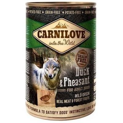 CARNILOVE (CANS) Wild Meat Duck & Pheasant 400g (sans céréales)