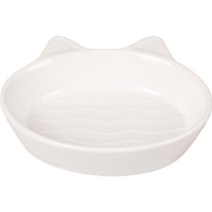GAMELLE POUR LA NOURRITURE CHAT GIZMO CRAMIQUE BLANC 170ML 13CM