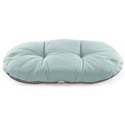 COUSSIN OVALE OUATINE 45CM GRIS