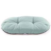 COUSSIN OVALE OUATINE 53CM GRIS