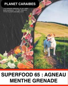 SUPERFOOD 65 : AGNEAU MENTHE GRENADE 2KG - MOY & GRANDES RACES