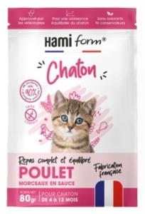 HAMIFORM REPAS COMPLET CHATON POULET – 80 gr