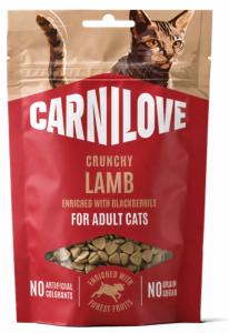 CARNILOVE -CAT CRUNCHY -SNACK LAMB ENRICHED BLACKBERRIES -50G