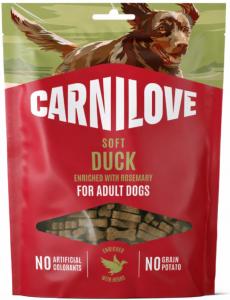 CARNILOVE -DOG SOFT - SNACK DUCK ENRICHED ROSEMARY -200G