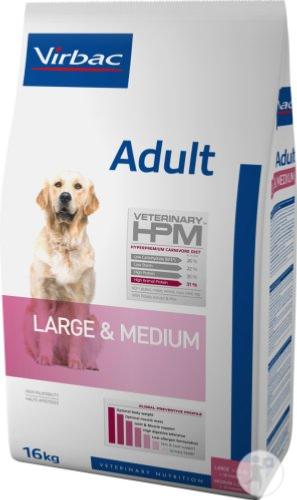 VET HPM ADULT DOG LARGE & MEDIUM Sac 16 kg