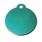 Mdaille Aluminium ROND Vert medium