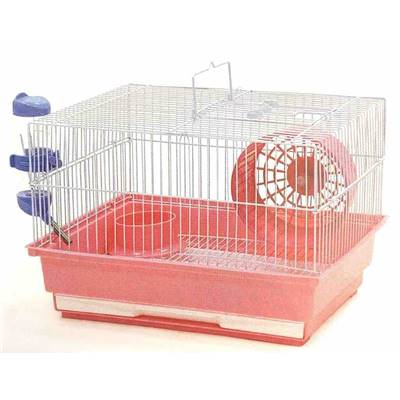 Cage hamster "ARIEL" 35x28x23cm toute équipée