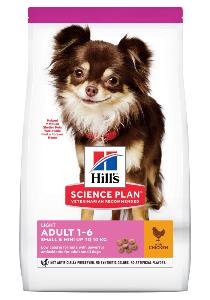 Hill's Science Plan Adult Light Small & Mini croquettes pour petit chien au poulet 1,5kg