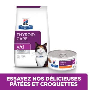 Hill's PRESCRIPTION DIET y/d Thyroid Croquettes pour Chat 1,5kg