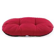 COUSSIN OVALE OUATINE 65CM ROUGE