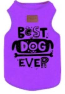 TSHIRT "BEST DOG EVER" TAILLE 9