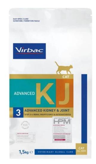 VIRBAC HPM CAT ADVANCED KIDNEY JOINT 1,5kg KJ3