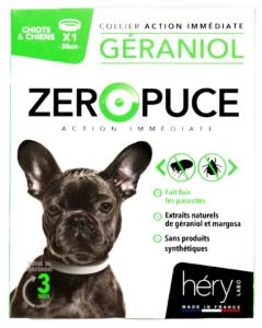 ZERO PUCE COLLIER CHIEN GERANIOL 35CM