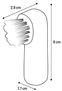 SET BROSSE À DENTS DE DOIGT DENTES ROSE/VERT