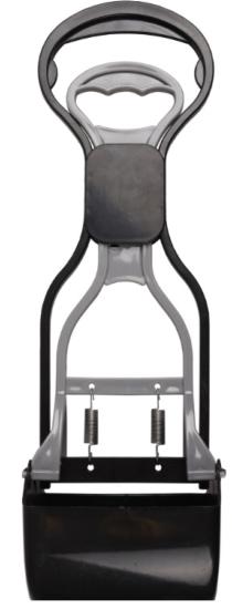 PELLE RAMASSE EXCREMENTS NOIR/GRIS 36cm