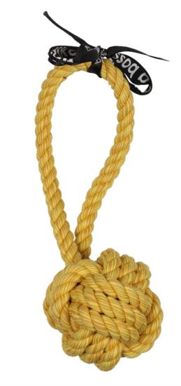 balle avec boucle Jaune 20cm