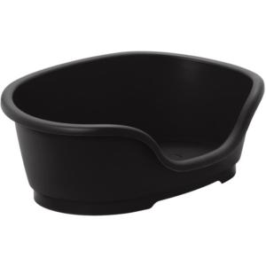 LIT CHIEN PLASTIQUE 50CM NOIR