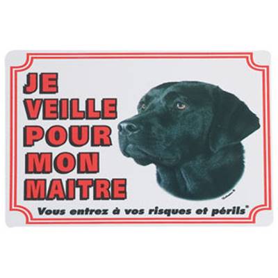 PANNEAU FR - LABRADOR NOIR