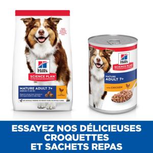 Hill's Science Plan croquettes pour Chien Adulte Mature 7+ Medium au Poulet 2,5kg