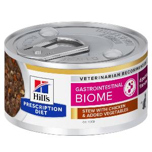 Hill's PRESCRIPTION DIET Gastrointestinal Biome Mijotés pour Chat Poulet & Légumes 82 g