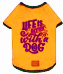 TSHIRT "LIFE IS BETTER WITH A DOG" TAILLE 9