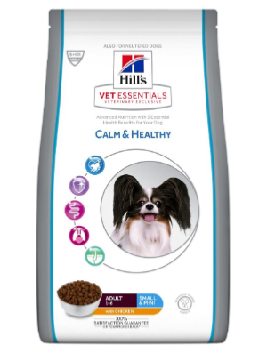 Vet Essentials Calm & Healthy Aliment pour Chien Adulte Small & Mini au Poulet 2.5kg