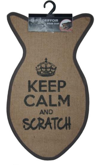 TAPIS GRIFFOIR POISSON 55X31 CM