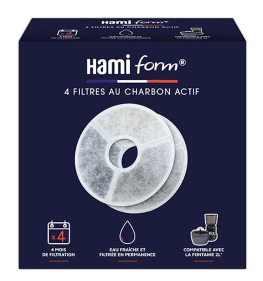 HAMIFORM 4 FILTRES FONTAINE 2L (EX164) 