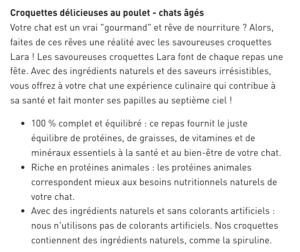 LARA ADULT CARE SENIOR 1.9KG